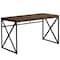 Monarch Specialties Computer Desk, Home Office, Laptop, Work, Metal, Laminate, Brown, Black, Contemporary, Modern I 7450 - alternate 1